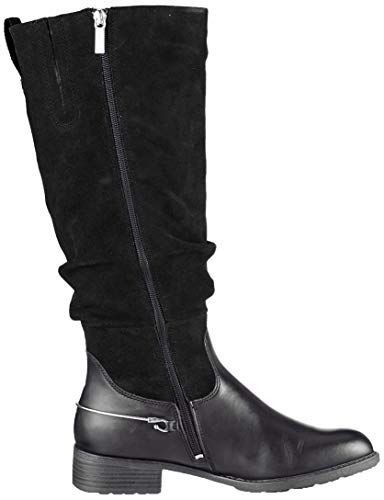 Tamaris 1-1-25526-23, Botas Altas Mujer, Negro (Black 1), 41 EU