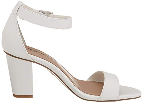 Tamaris 1-1-28047-24, Sandalia con Pulsera Mujer, Color Blanco Piel 117, 39 EU