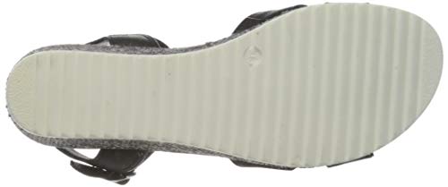 Tamaris 1-1-28248-24, Sandalia con Pulsera Mujer, Negro 001, 37 EU