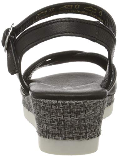 Tamaris 1-1-28248-24, Sandalia con Pulsera Mujer, Negro 001, 37 EU