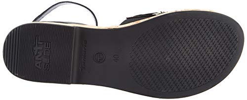 Tamaris 1-1-28265-34, Sandalias con cuña Mujer, Black, 41 EU