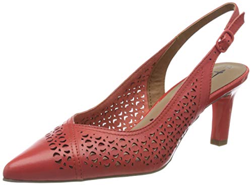 Tamaris 1-1-29610-24, Zapatos con Tira de Tobillo Mujer, Color Rojo Coral 562, 38 EU