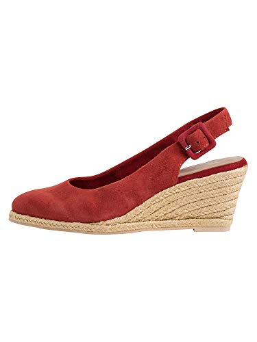 Tamaris 1-1-29613-24, Zapatos de Talón Abierto Mujer, Rojo (Ruby 523), 37 EU