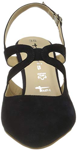 Tamaris 1-1-29618-24, Zapatos de Talón Abierto Mujer, Azul Marino 805, 38 EU