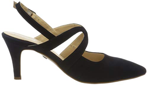 Tamaris 1-1-29618-24, Zapatos de Talón Abierto Mujer, Azul Marino 805, 38 EU