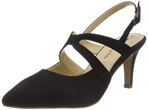Tamaris 1-1-29618-24, Zapatos de Talón Abierto Mujer, Azul Marino 805, 38 EU