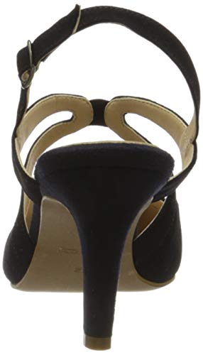 Tamaris 1-1-29618-24, Zapatos de Talón Abierto Mujer, Azul Marino 805, 38 EU