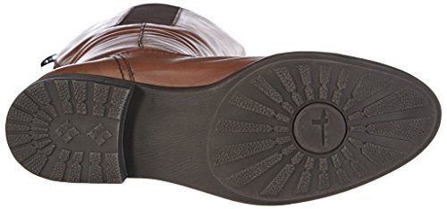 Tamaris Botas Jinete Botas de Motorista con Las Correas y Remaches 304 Mocca Brown 1-25409-21, Color marrón, Talla 37 EU (4 Damen UK)