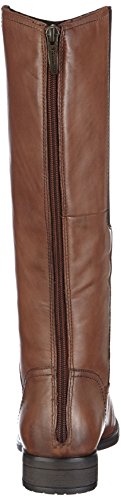 Tamaris Botas Jinete Botas de Motorista con Las Correas y Remaches 304 Mocca Brown 1-25409-21, Color marrón, Talla 37 EU (4 Damen UK)