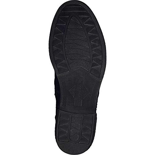 Tamaris Mujer Botines, señora Botas Chelsea, Botas,Botas de Media caña,Botines,botín,Slip on,Plana,Black Uni,37 EU / 4 UK