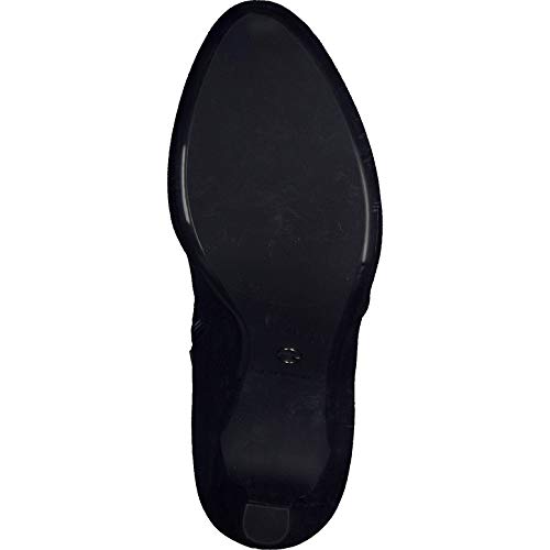 Tamaris Mujer Botines, señora Botines, Botas,Botas de Media caña,Botines,botín,Tobillo Alto,Cremallera,Black,39 EU / 5.5 UK