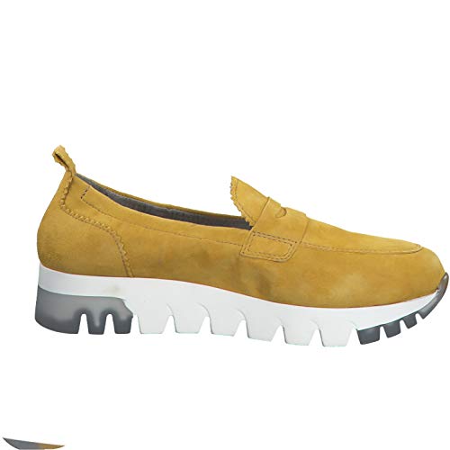 Tamaris Mujer Mocasines 24709-24, señora Zapatilla Deportiva, Calzado de Medio Zapato,Slip-on,Zapato de Ocio,Slip-in Abierto,Sun,40 EU / 6.5 UK