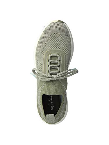 Tamaris Mujer Zapatos con Cordones, señora Zapatos Deportivos con Cordones,Calzado de Exterior,Deportivo,de Moda,Ocio,Light Olive,40 EU / 6.5 UK