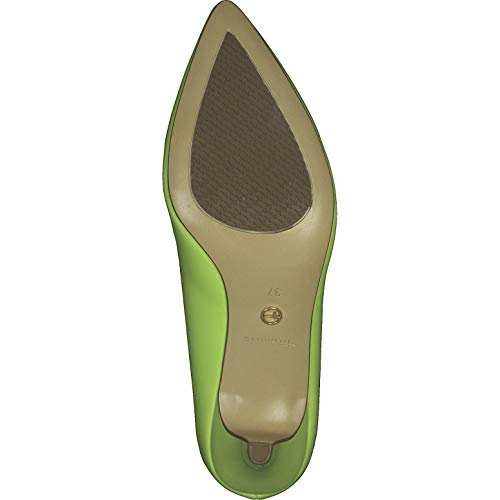 Tamaris Mujer Zapatos de tacón 22495-34, señora Zapatos de tacón Clásicas, Zapatos de Noche,Zapatos de Baile,Tacones Altos,Lime Patent,40 EU / 6.5 UK