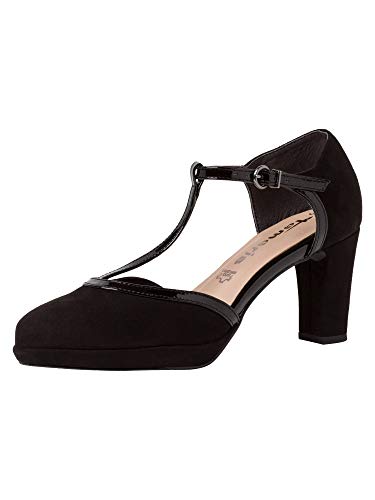Tamaris Sandalias para mujer 24452-34, señora con correas Negro Size: 35 EU