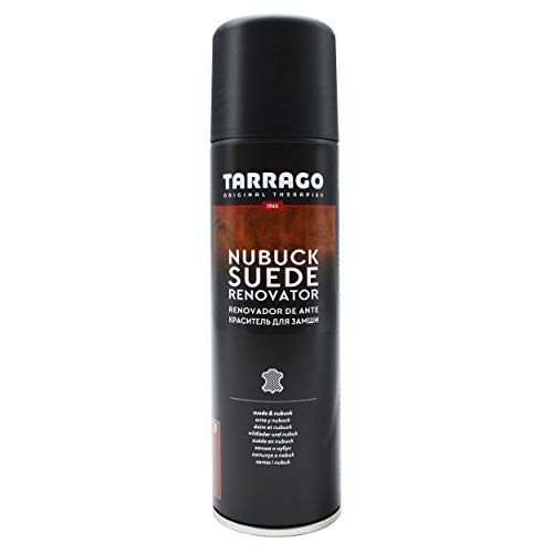 Tarrago | Nubuck Suede Renovator 250 ml | Spray Impermeabilizante | Renovador para Zapatos, Bolsos, Textil, Ante y Nubuck | Waterproof - Agua y Lluvia | Azul Marino (17)
