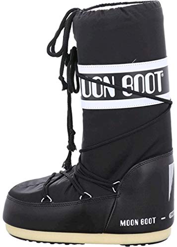 Tecnica Moon Boot Nylon, Botas de Nieve Unisex, Negro (Black 001), 35 EU