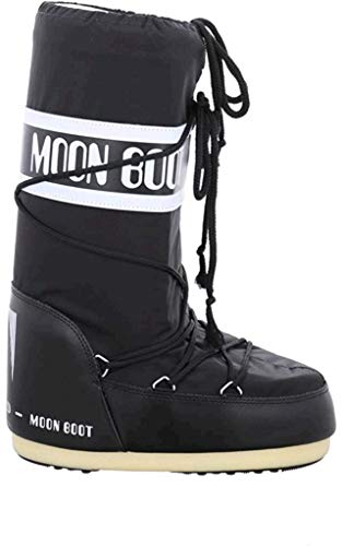 Tecnica Moon Boot Nylon, Botas de Nieve Unisex, Negro (Black 001), 35 EU