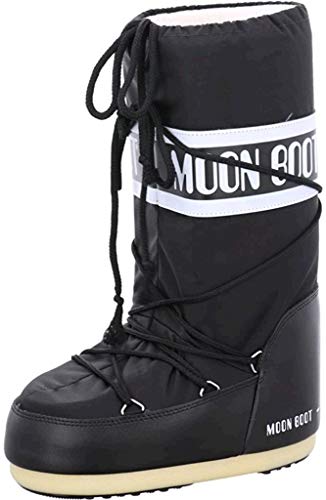 Tecnica Moon Boot Nylon, Botas de Nieve Unisex, Negro (Black 001), 35 EU