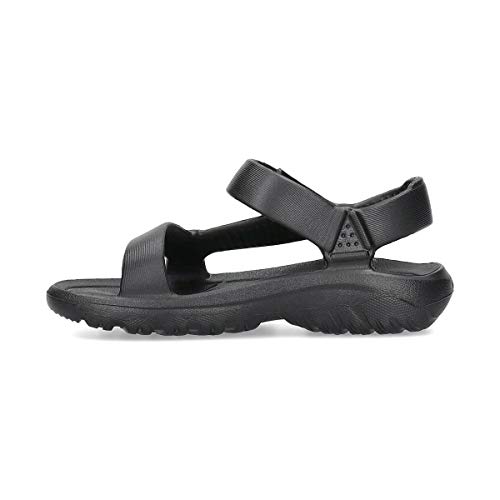 Teva Hurricane Drift, Sandalias de Punta Descubierta Mujer, Negro Black Blk, 38 EU