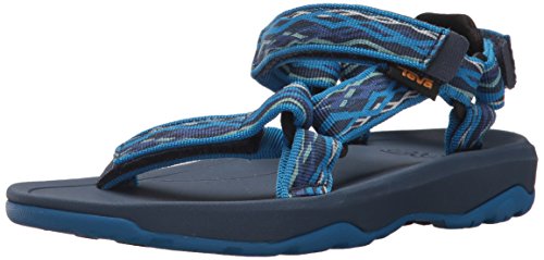 Teva Hurricane Xlt2, Sandalias de Punta Descubierta Unisex niños, Azul (Delmar Blue Dlb), 28 EU
