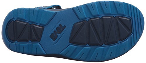 Teva Hurricane Xlt2, Sandalias de Punta Descubierta Unisex niños, Azul (Delmar Blue Dlb), 28 EU