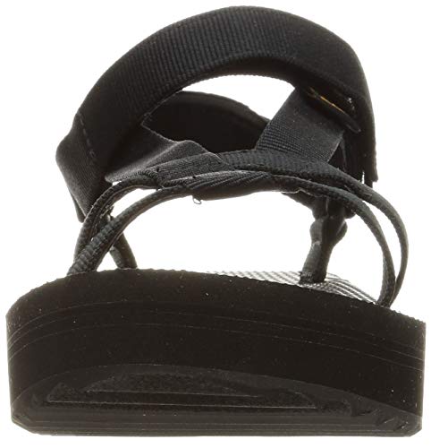 Teva Midform Arivaca Sandal Womens, Sandalias con Correa de Tobillo Mujer, Negro, 39 EU