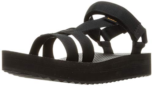 Teva Midform Arivaca Sandal Womens, Sandalias con Correa de Tobillo Mujer, Negro, 39 EU