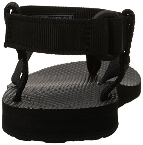 Teva - Original Sandal, Sandalias planas para Mujer, color Negro (Black- Blkblack- Blk), talla 36