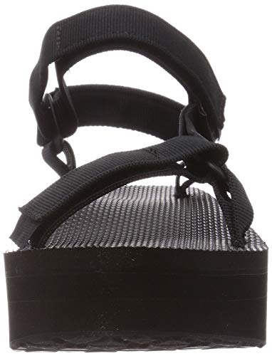 Teva Original Universal Flatform W's, Sandalias de Plataforma Mujer, Negro (Black), 38 EU