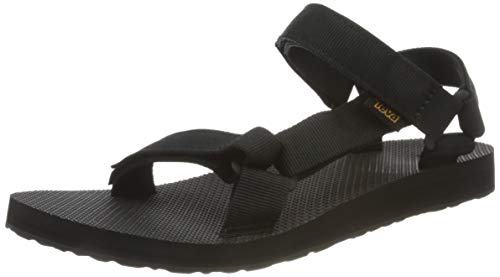 Teva Original Universal, Sandalias de Punta Descubierta Mujer, Negro (Black Black), 5 (38 EU)