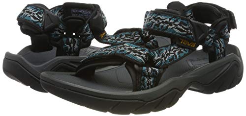 Teva Terra Fi 5 Universal, Sandalias de Punta Descubierta Mujer, Azul (Manzanita Deep Lake Mdlk), 40 EU