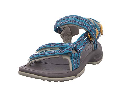 Teva Terra Fi Lite, Sandalias de Punta Descubierta Mujer, Azul (Mires Deep Lake Mdpl), 40 EU