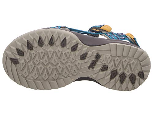 Teva Terra Fi Lite, Sandalias de Punta Descubierta Mujer, Azul (Mires Deep Lake Mdpl), 40 EU