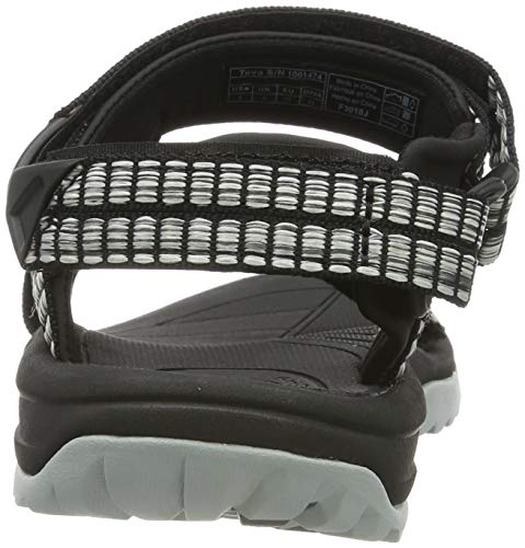 Teva Terra Fi Lite, Sandalias de Punta Descubierta Mujer, Multicolor (Samba Black Multi Sbml), 38 EU