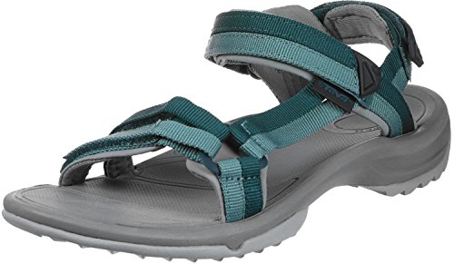 Teva Terra Fi Lite W's, Sandalias de Punta Descubierta para Mujer, Azul (North Atlantic), 38 EU