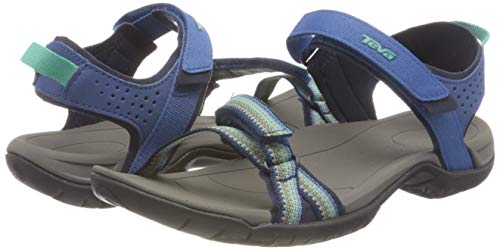 Teva Verra Sandal Womens, Zapatos para Senderismo Mujer, Blau, 37 EU