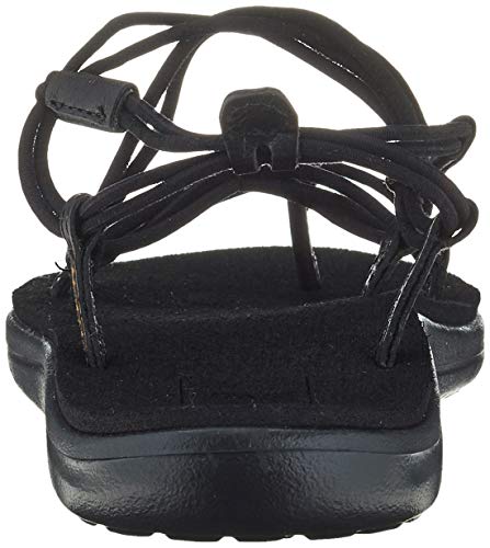 Teva Voya Infinity, Sandalias Mujer, Negro Black Black, 41 EU