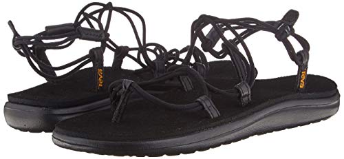 Teva Voya Infinity, Sandalias Mujer, Negro Black Black, 41 EU