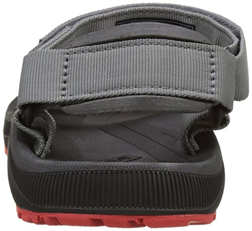 Teva Winsted Solid, Zapatillas de Atletismo Hombre, Negro (Black/Red B), 44.5 EU