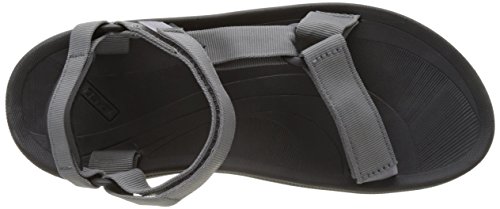 Teva Winsted Solid, Zapatillas de Atletismo Hombre, Negro (Black/Red B), 44.5 EU