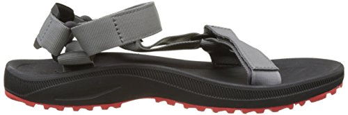 Teva Winsted Solid, Zapatillas de Atletismo Hombre, Negro (Black/Red B), 44.5 EU