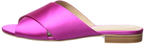 The Drop Bristol Sandalias planas con tiras cruzadas, Fucsia, 7.5 (US) 38 (EU)