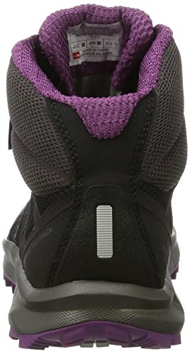 The North Face Litewave Fastpack Mid GTX, Botas de Senderismo Mujer, (Black/Wood Violet), 39.5 EU