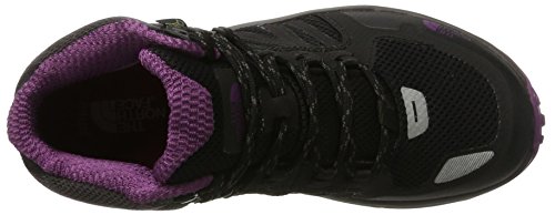 The North Face Litewave Fastpack Mid GTX, Botas de Senderismo Mujer, (Black/Wood Violet), 39.5 EU