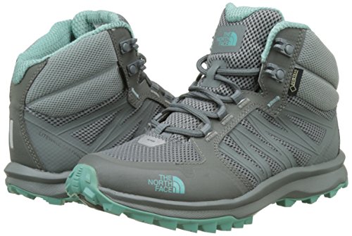 The North Face Litewave Fastpack Mid GTX, Botas de Senderismo Mujer, Gris (Grey), 41 EU