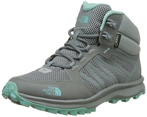 The North Face Litewave Fastpack Mid GTX, Botas de Senderismo Mujer, Gris (Grey), 41 EU