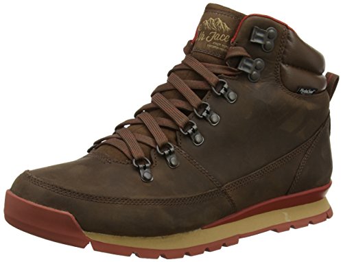 The North Face M B-To-B Redx Lthr, Botas Hombre, (Carafe Brown/Ketchup Red), 45 EU