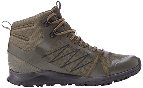 The North Face M LW Fp II Mid GTX, Botas de Senderismo Hombre, Verde (New Taupe Green/TNF Black Bqw), 42 EU