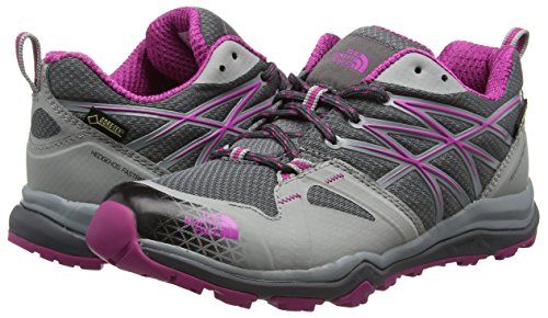 The North Face W Hedgehog Fastpack Lite GTX, Zapatillas de Senderismo para Mujer, Gris (Griffin Grey/Fuschia Pink), 38 EU